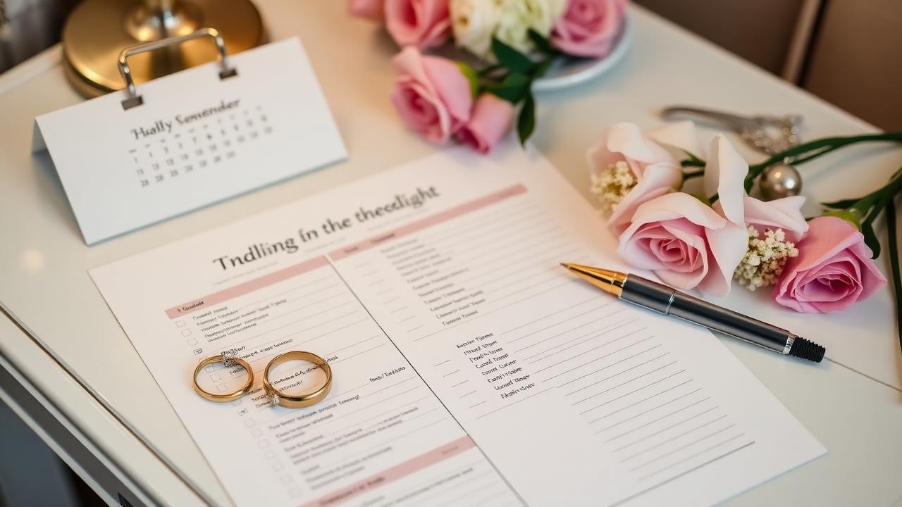 Zeitplan für die Traumhochzeit: Ihre Checkliste für stressfreie Planung